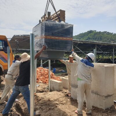 Thi công đường dây trung thế 22kv và trạm biến áp 1000kVA cấp điện cho trang trại nông nghiệp
