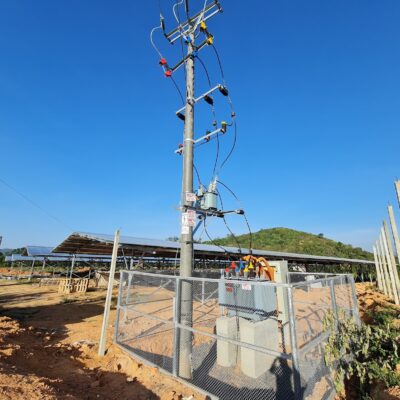 Trạm biến áp 1000kVA 22/0.4kV cấp điện cho trang trại nông nghiệp