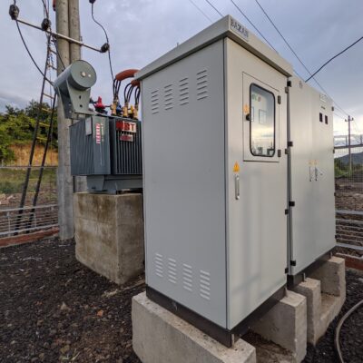 Đường dây và trạm biến áp 1000kVA 22/0.4kV cấp điện cho mỏ khai thác đá